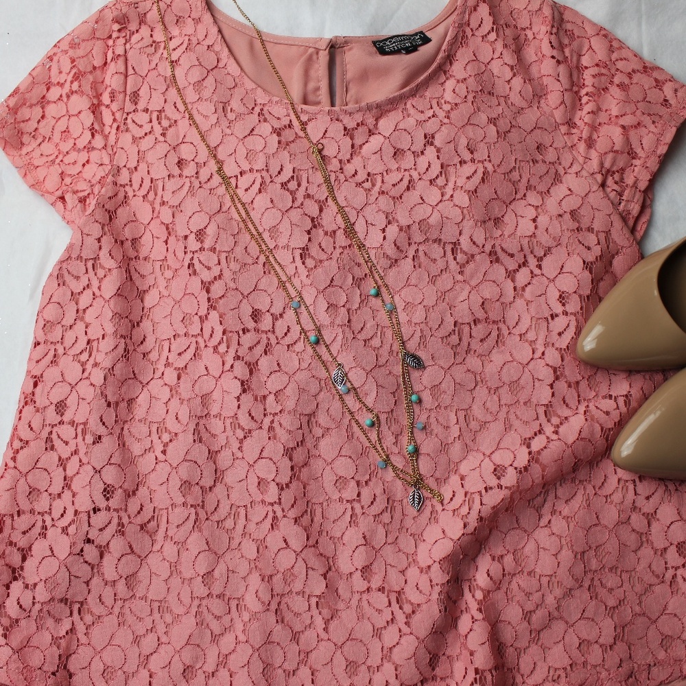 Stitch Fix Papermoon Pink Blouse sz medium